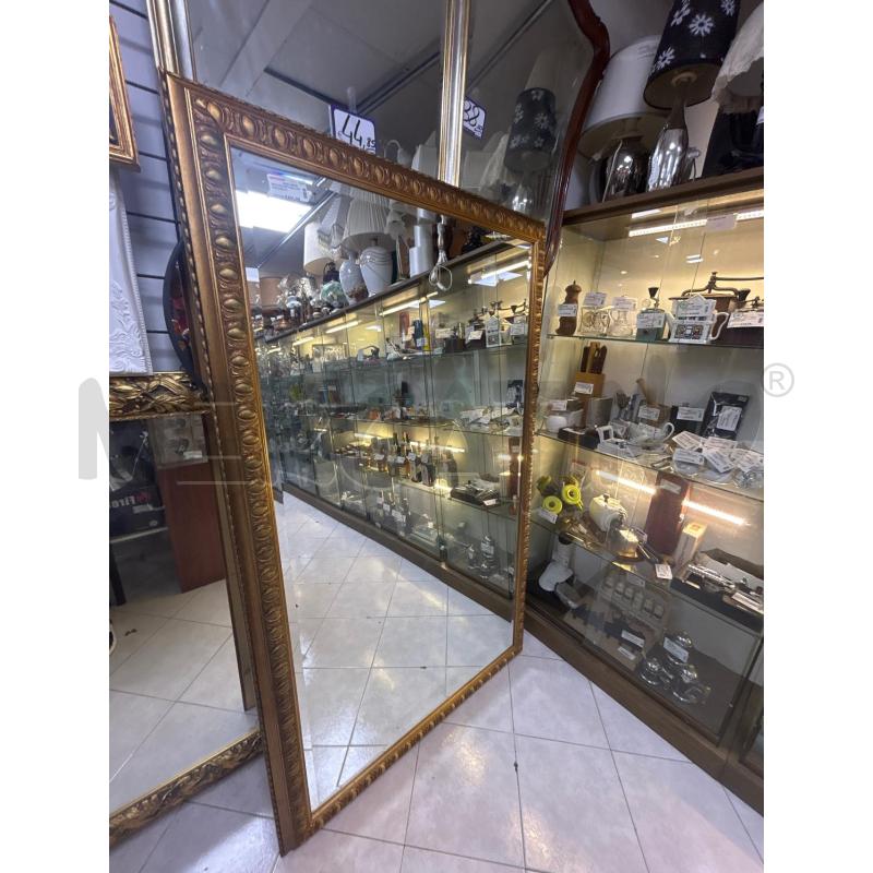 SPECCHIO RETTANG. CORNICE DORATA | Mercatino dell'Usato Ciampino 1