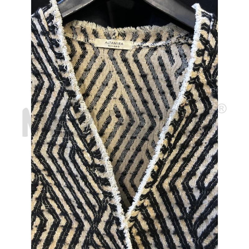 SPOLVERINO DONNA ALTAMIRA BEIGE NERO  | Mercatino dell'Usato Ciampino 2