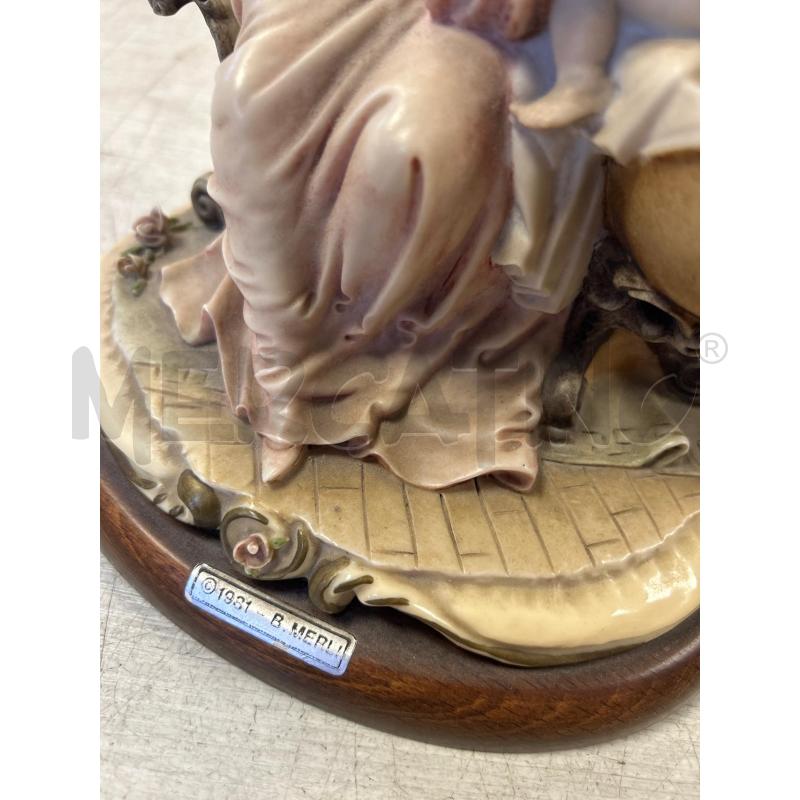 STATUINA CAPODIMONTE B.MERLI MATERNITA' | Mercatino dell'Usato Ciampino 2