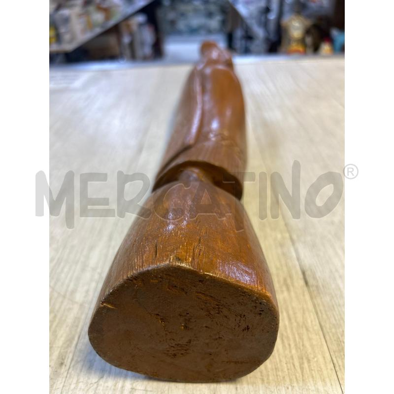 STATUINA IN LEGNO ETNICA DONNA | Mercatino dell'Usato Ciampino 4