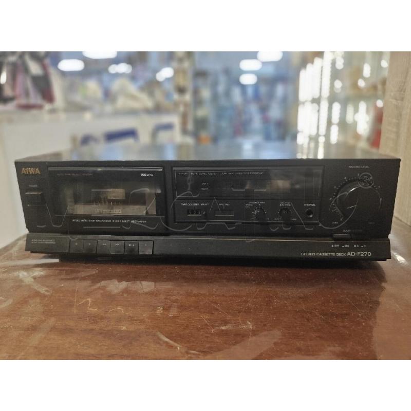 STEREO CASSETTE AIWA AD-F270 | Mercatino dell'Usato Ciampino 1