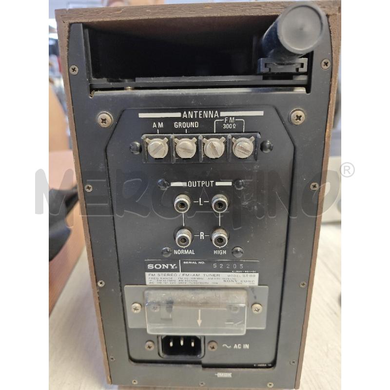 STEREO TUNER SONY ST-88 | Mercatino dell'Usato Ciampino 4