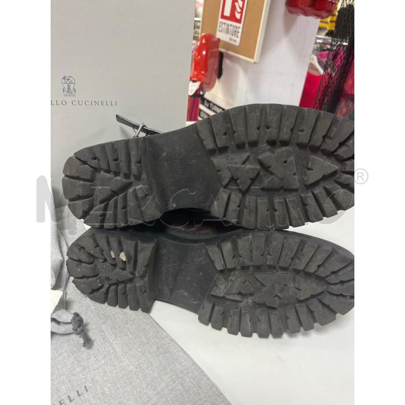 STIVALI DONNA BIKER PELLE MARR. ARG DAVANTI BRUNELLO CUCINELLI | Mercatino dell'Usato Ciampino 4