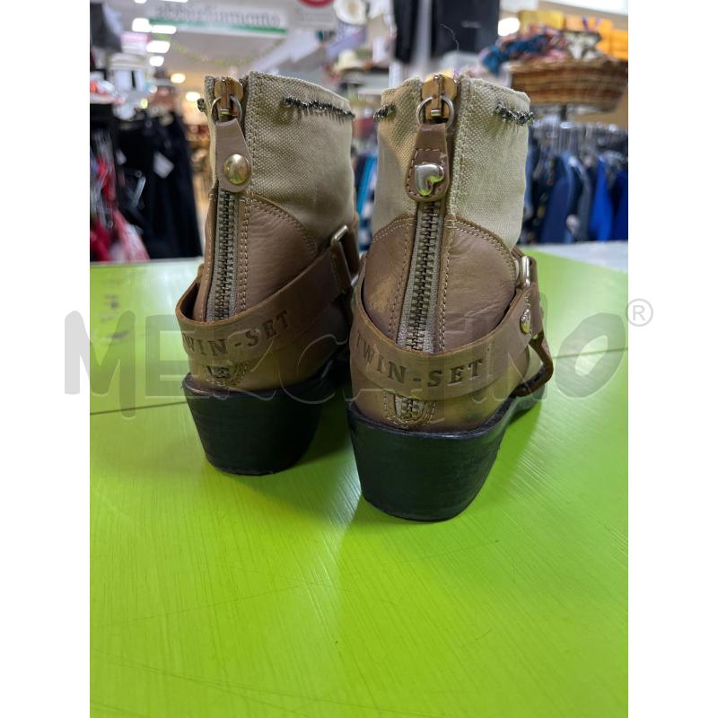 STIVALI DONNA TWINSET TEXANI BEIGE | Mercatino dell'Usato Ciampino 2