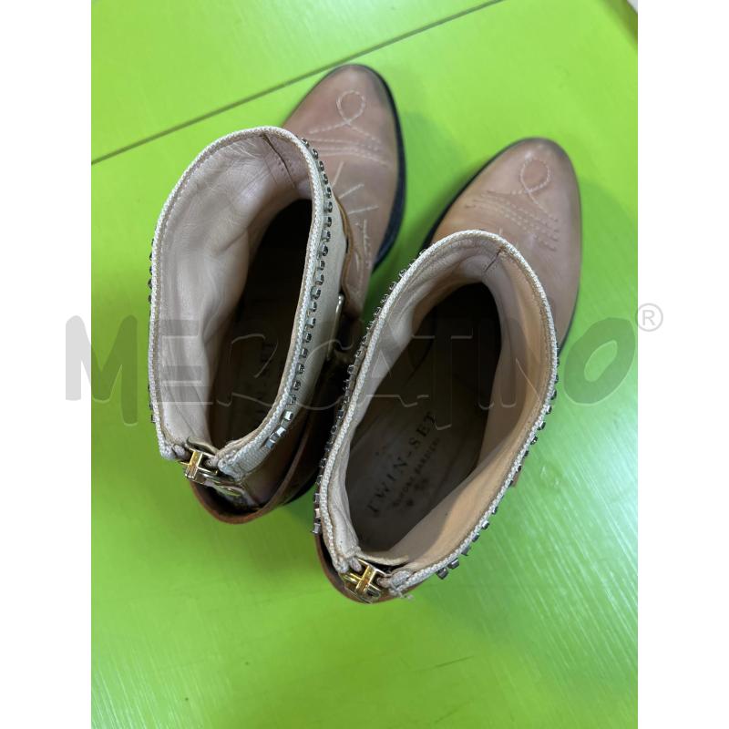 STIVALI DONNA TWINSET TEXANI BEIGE | Mercatino dell'Usato Ciampino 3