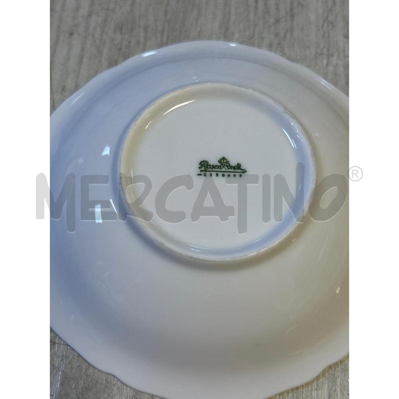 SVUOTA TASCHE ROSENTHAL CERAMICA BIANCO CON SCRITTA BLU | Mercatino dell'Usato Ciampino 2
