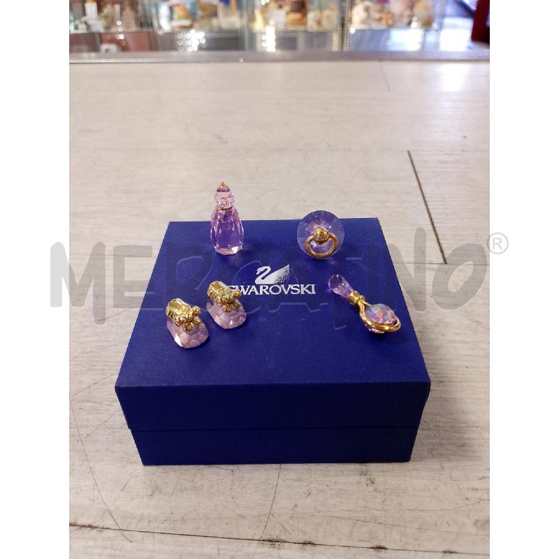 SWAROVSKI CRYSTAL MOMENTS MEMORIES PER BEBE' 5 PEZZI | Mercatino dell'Usato Ciampino 1