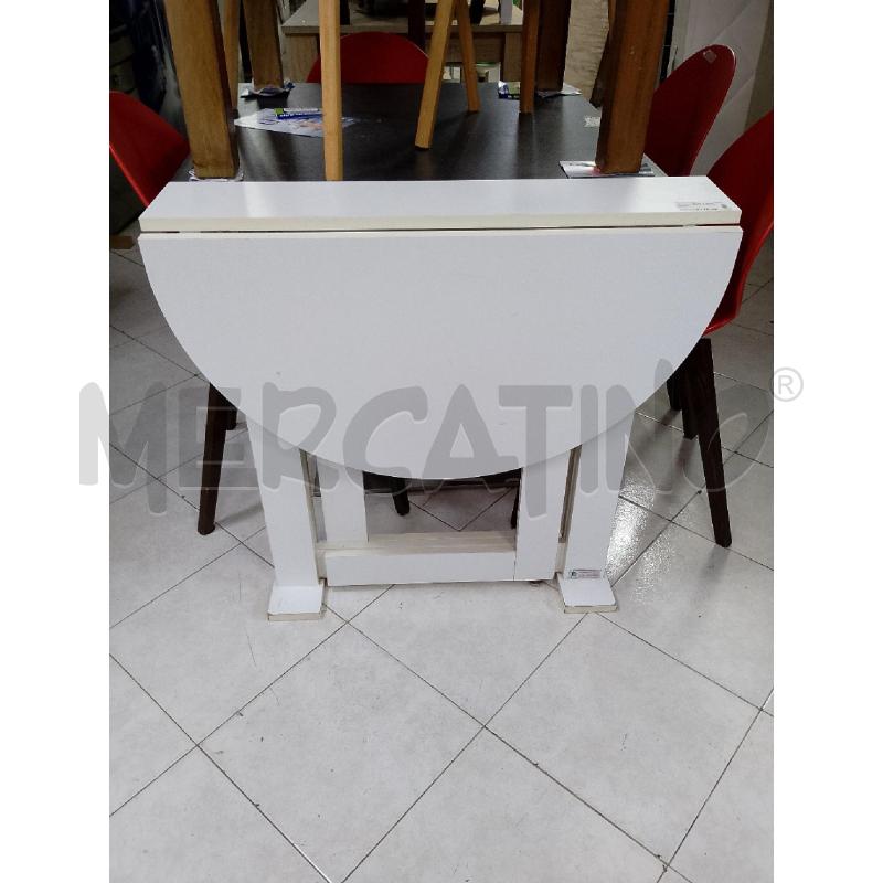 TAVOLINO BIANCO PIEGHEVOLE | Mercatino dell'Usato Ciampino 1