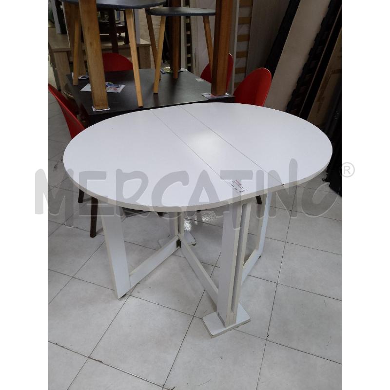 TAVOLINO BIANCO PIEGHEVOLE | Mercatino dell'Usato Ciampino 3