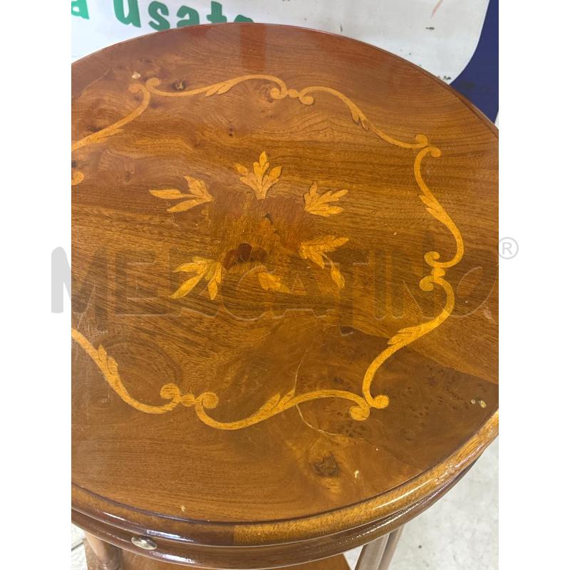TAVOLINO IN LEGNO INTARSIATO | Mercatino dell'Usato Ciampino 3