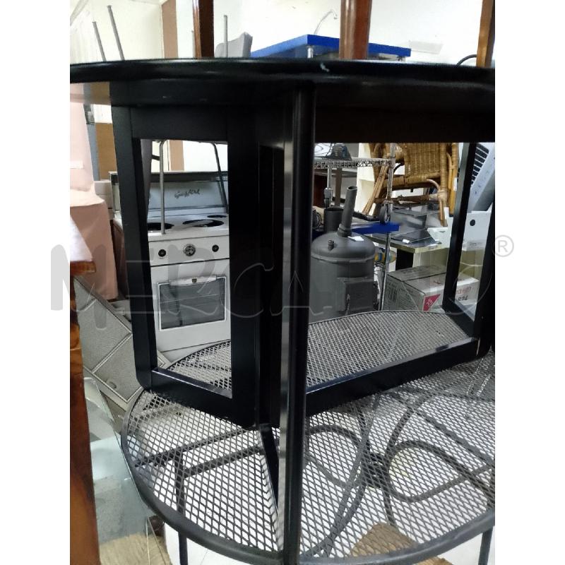 TAVOLO CONSOLLE ANNI 80-90 NERO  | Mercatino dell'Usato Ciampino 2