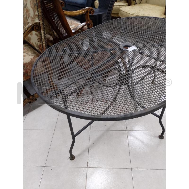TAVOLO OVALE FERRO | Mercatino dell'Usato Ciampino 4