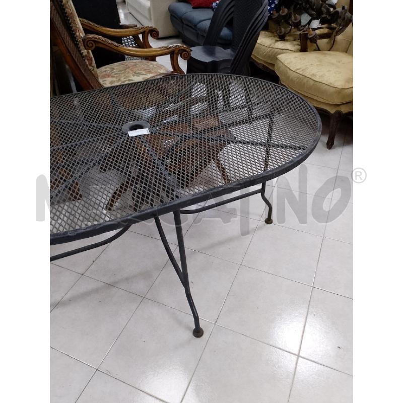 TAVOLO OVALE FERRO | Mercatino dell'Usato Ciampino 5