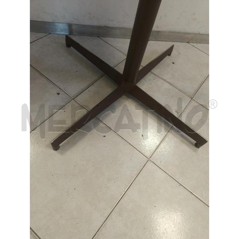TAVOLO PEDRALI QUADRATO MARRONE  | Mercatino dell'Usato Ciampino 3