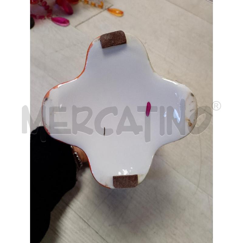 TEIERA PORCELLANA SMALTATA ARANCIO | Mercatino dell'Usato Ciampino 5