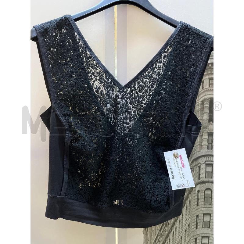 TOP PIZZO NERO VALENTINO | Mercatino dell'Usato Ciampino 1