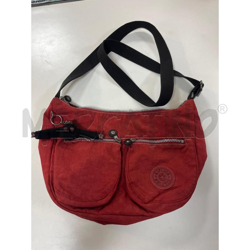 TRACOLLA DONNA KIPLING ROSSA | Mercatino dell'Usato Ciampino 1