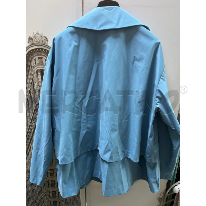 TRENCH DONNA HARRIS WHARF LONDON CELESTE | Mercatino dell'Usato Ciampino 4