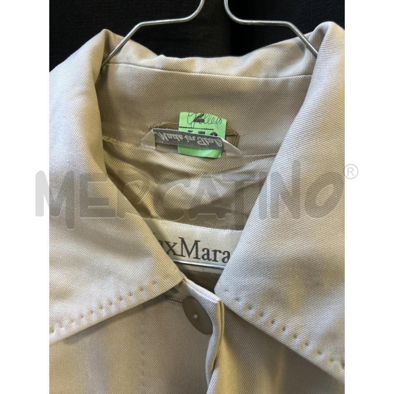 TRENCH DONNA MAX MARA BEIGE | Mercatino dell'Usato Ciampino 2