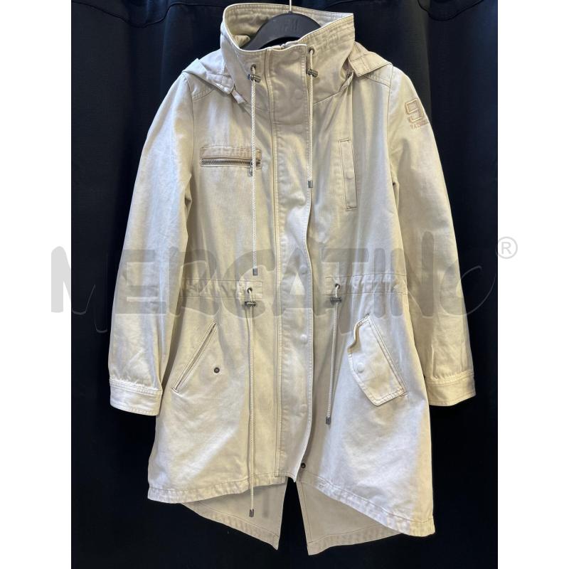 TRENCH DONNA PATRIZIA PEPE BEIGE | Mercatino dell'Usato Ciampino 1