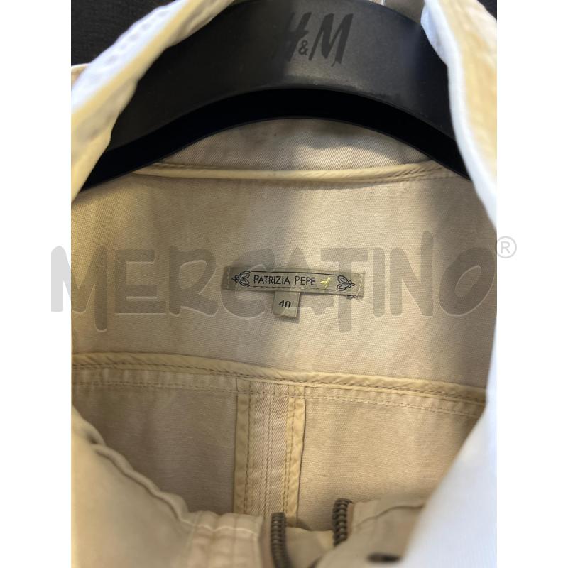 TRENCH DONNA PATRIZIA PEPE BEIGE | Mercatino dell'Usato Ciampino 2