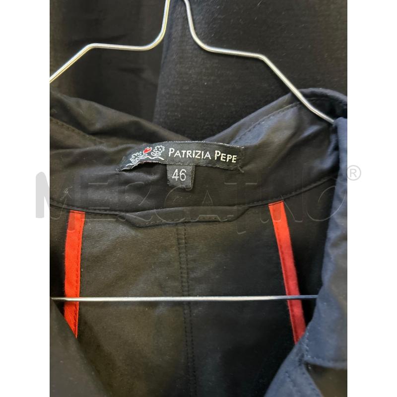 TRENCH DONNA PATRIZIA PEPE NERO  | Mercatino dell'Usato Ciampino 2