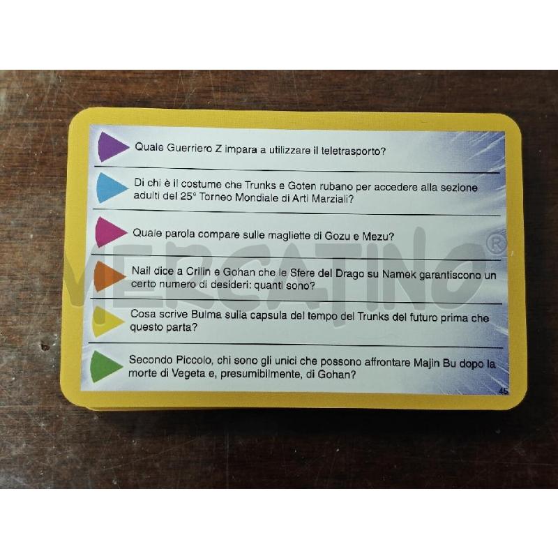 TRIVIAL PURSUIT DRAGOBALL Z | Mercatino dell'Usato Ciampino 4