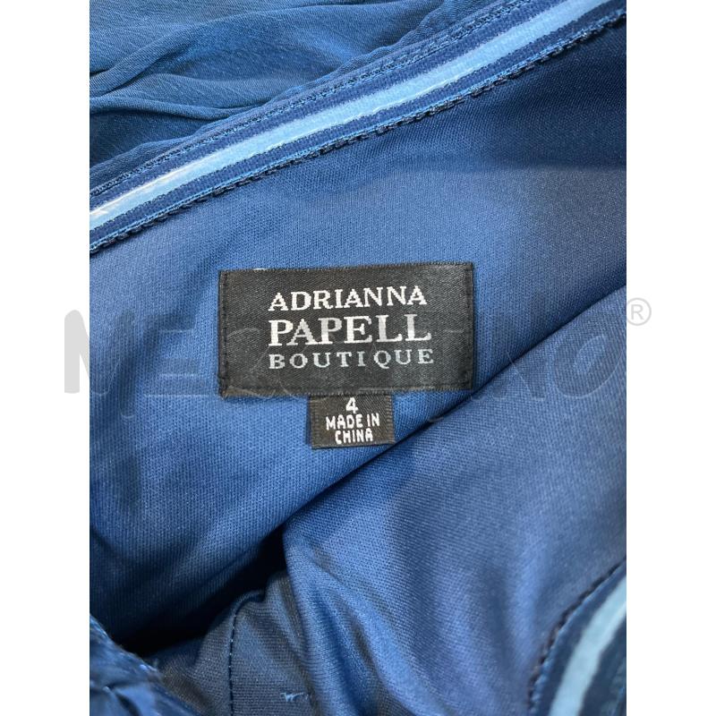 TUBINO DONNA BLU ADRIANA PAPELL ARRICCIATO | Mercatino dell'Usato Ciampino 4