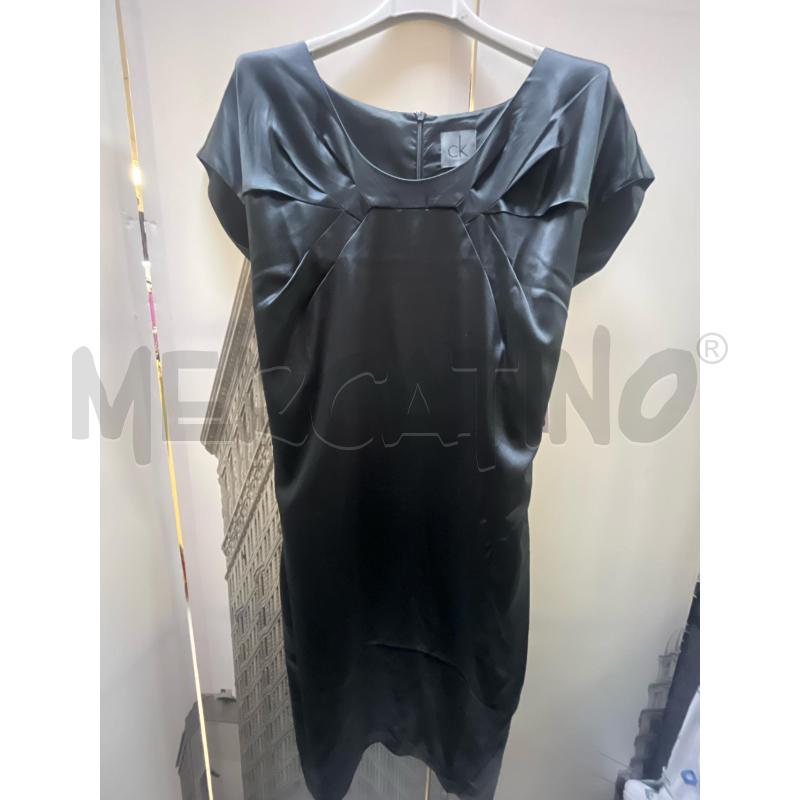 TUBINO DONNA NERO CALVIN KLEIN RASO | Mercatino dell'Usato Ciampino 1