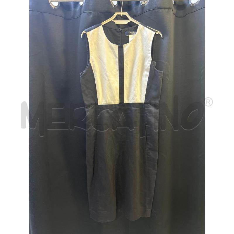 TUBINO DONNA 'S MAX MARA NERO SOPRA BIANCO | Mercatino dell'Usato Ciampino 1