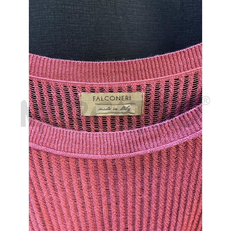 T SHIRT DONNA FALCONERI VISCOSA LINO SETA ROSSA | Mercatino dell'Usato Ciampino 2