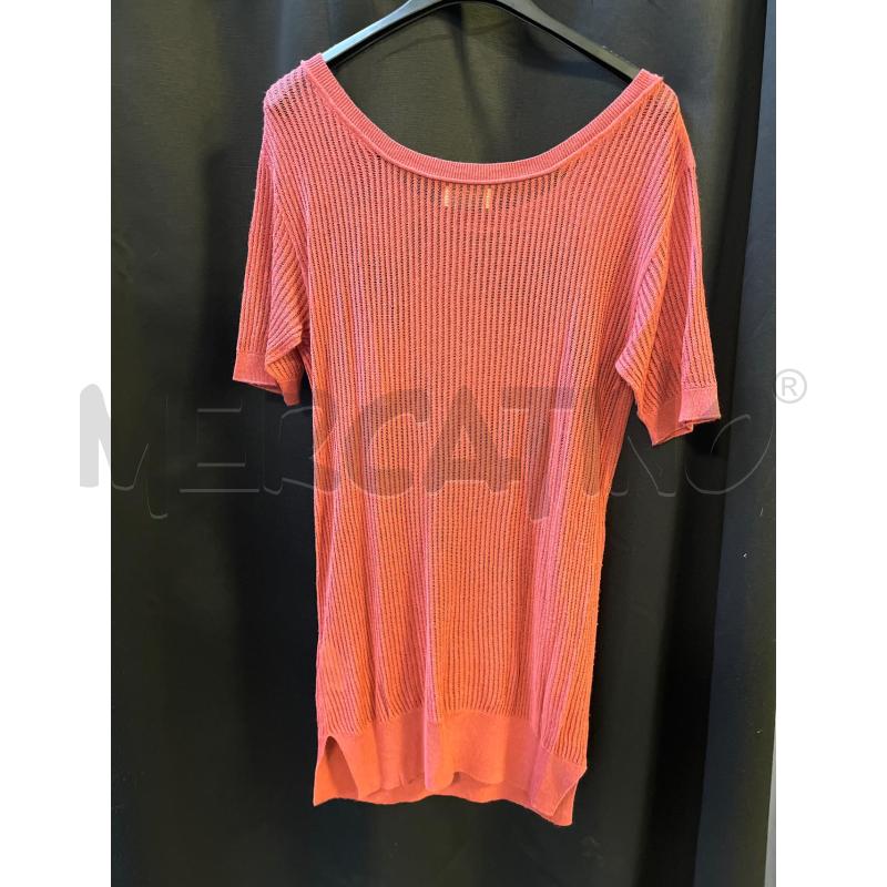 T SHIRT DONNA FALCONERI VISCOSA LINO SETA ROSSA | Mercatino dell'Usato Ciampino 4