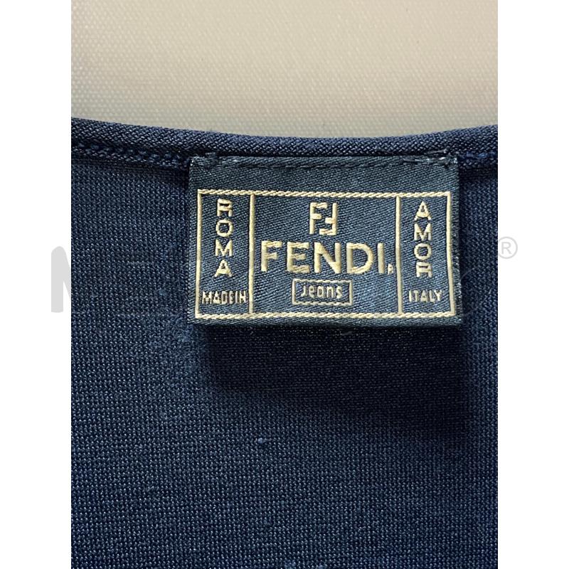 T SHIRT DONNA FENDI BLU SCURO | Mercatino dell'Usato Ciampino 2
