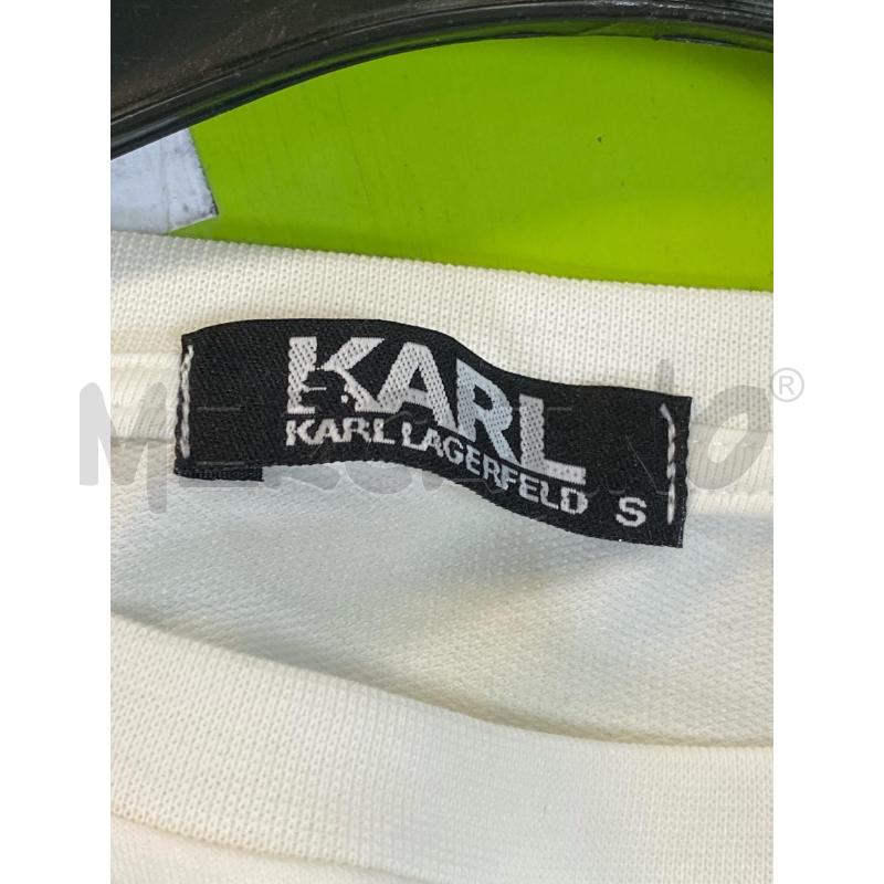 T SHIRT DONNA KARL LAGERFIELD BIANCA GATTO | Mercatino dell'Usato Ciampino 3