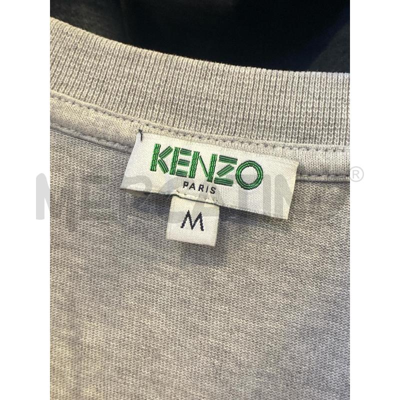 T SHIRT DONNA KENZO GRIGIA MAN.NERE  | Mercatino dell'Usato Ciampino 2