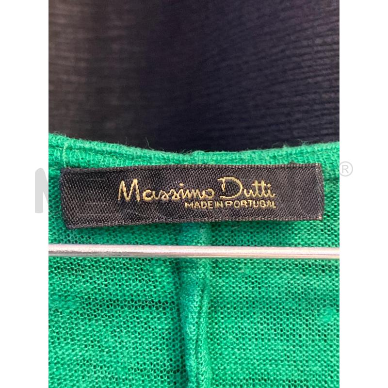 T SHIRT DONNA MASSIMO DUTTI VERDE | Mercatino dell'Usato Ciampino 2