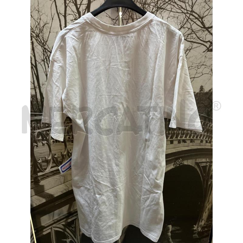 T SHIRT DONNA MOCHINO COUTURE BIANCA SCRITTA NERA | Mercatino dell'Usato Ciampino 3