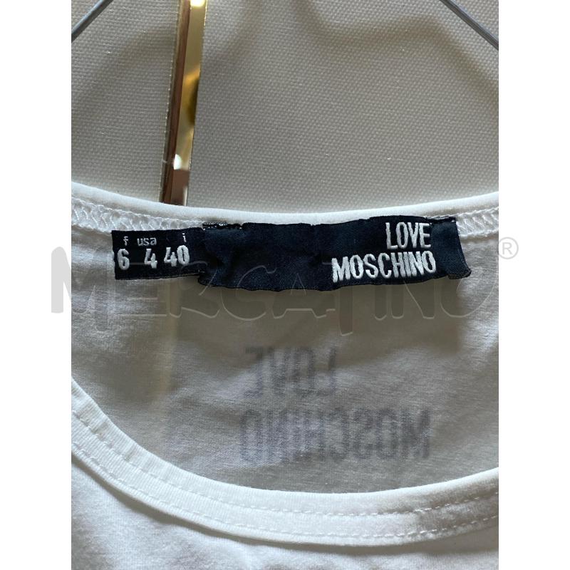 T SHIRT DONNA MOSCHINO BRACCIO DI FERRO BIANCA | Mercatino dell'Usato Ciampino 2