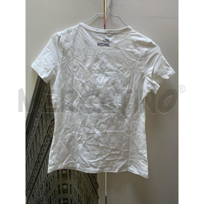 T SHIRT DONNA MOSCHINO BRACCIO DI FERRO BIANCA | Mercatino dell'Usato Ciampino 3
