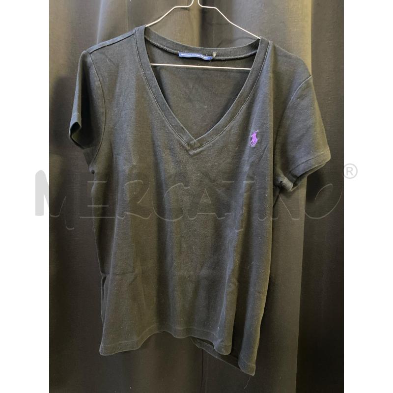 T SHIRT DONNA RALPH LAUREN NERA | Mercatino dell'Usato Ciampino 1