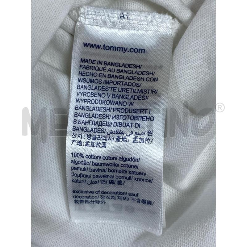 T SHIRT DONNA TOMMY JEANS BIANCA  | Mercatino dell'Usato Ciampino 4