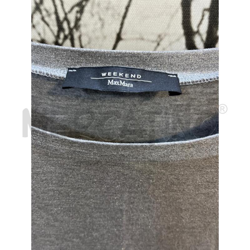 T SHIRT DONNA WEEKEND MAX MARA ARGENTATA | Mercatino dell'Usato Ciampino 3