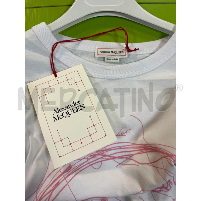 T SHIRT UOMO ALEXANDER MCQUEEN BIANCA NUOVA | Mercatino dell'Usato Ciampino 4