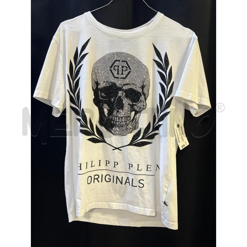 T SHIRT UOMO BIANCA PHILIPP PLEIN | Mercatino dell'Usato Ciampino 1