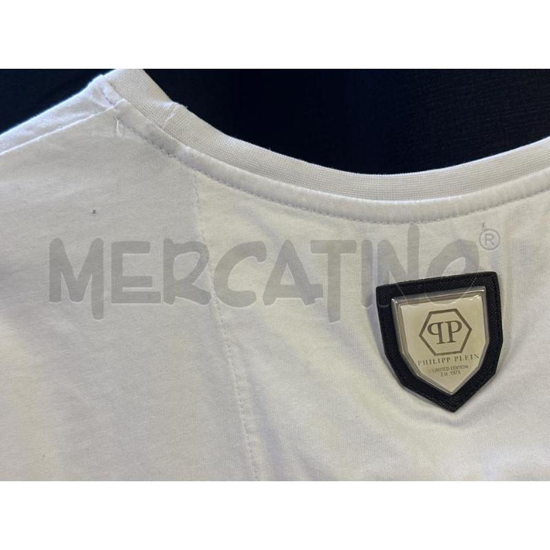 T SHIRT UOMO BIANCA PHILIPP PLEIN | Mercatino dell'Usato Ciampino 4