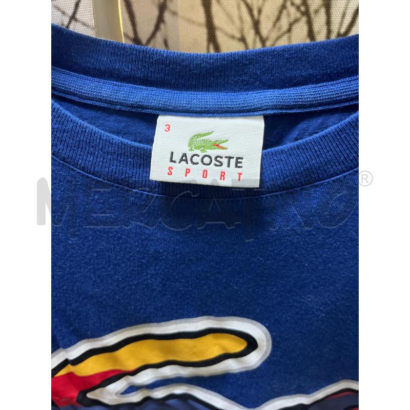 T SHIRT UOMO LACOSTE BLU  | Mercatino dell'Usato Ciampino 2