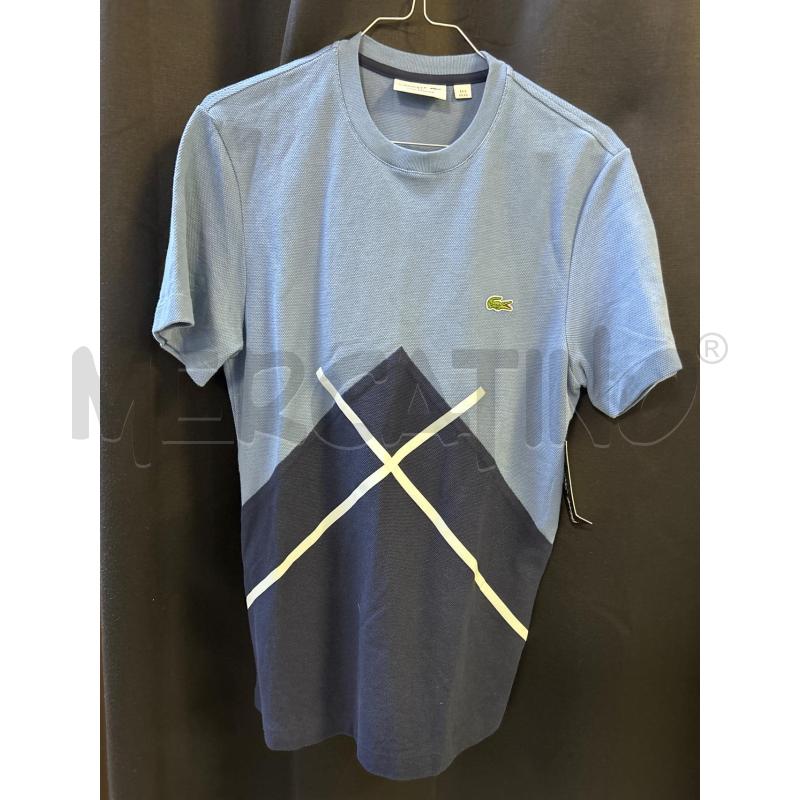 T SHIRT UOMO LACOSTE BLU CELESTE | Mercatino dell'Usato Ciampino 1
