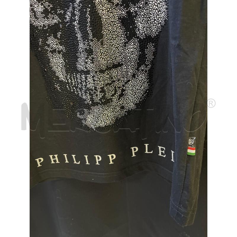 T SHIRT UOMO PHILIPP PLEIN NERA TESCHIO BRILL | Mercatino dell'Usato Ciampino 3