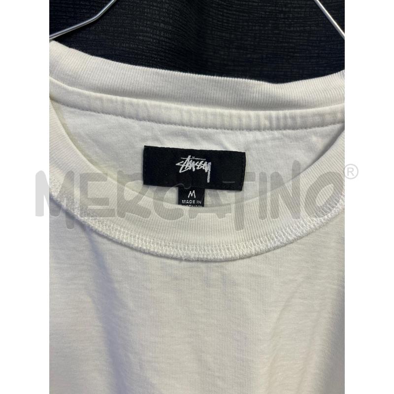T SHIRT UOMO STUSSY BIANCA | Mercatino dell'Usato Ciampino 2