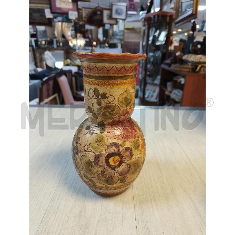 VASO FIORI BEIGE DERUTA | Mercatino dell'Usato Ciampino 1